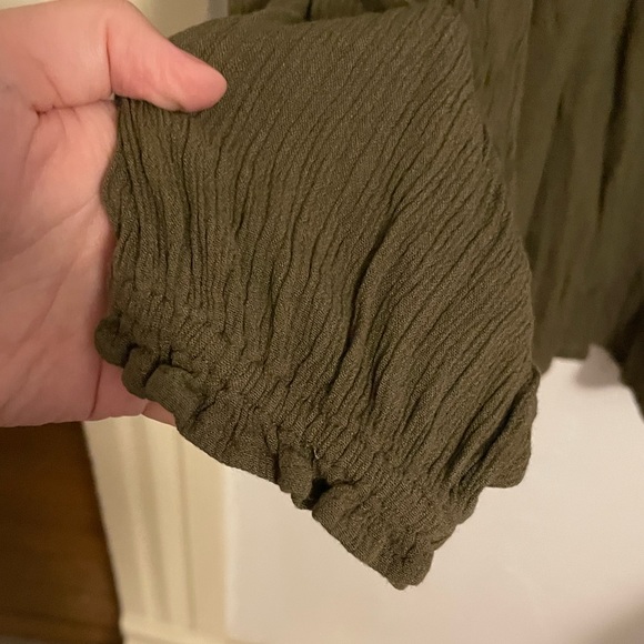 Olive Green Blouse - Picture 4 of 5